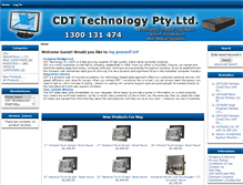 Tablet Screenshot of cdt.com.au